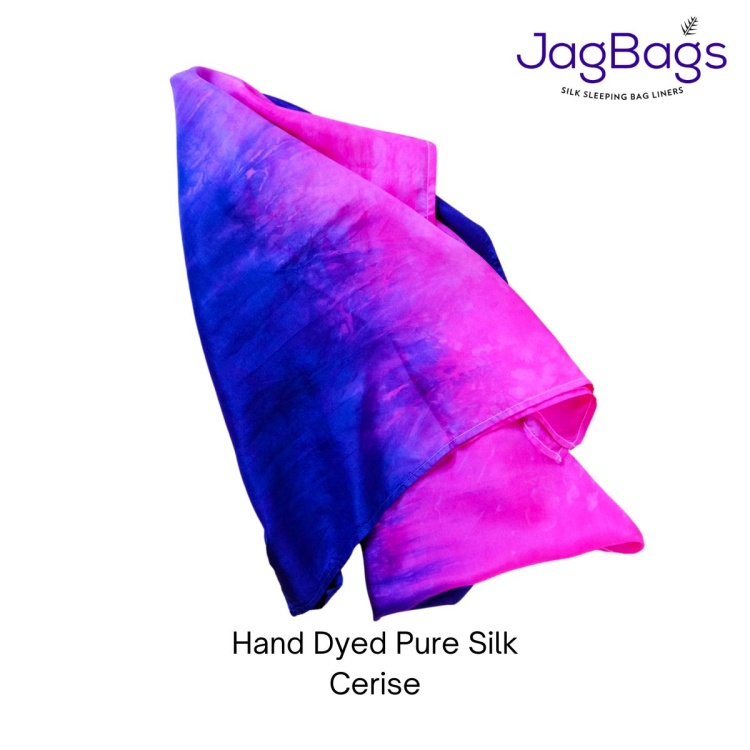 JagBag Long Silk Scarf - Cerise